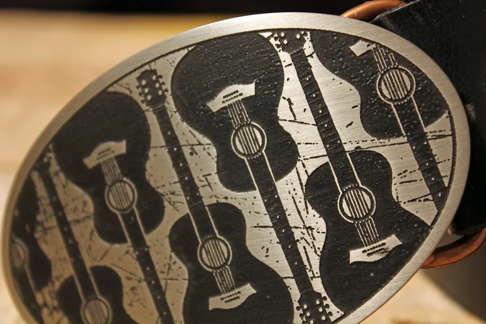 Acoustic Guitar Belt Buckle