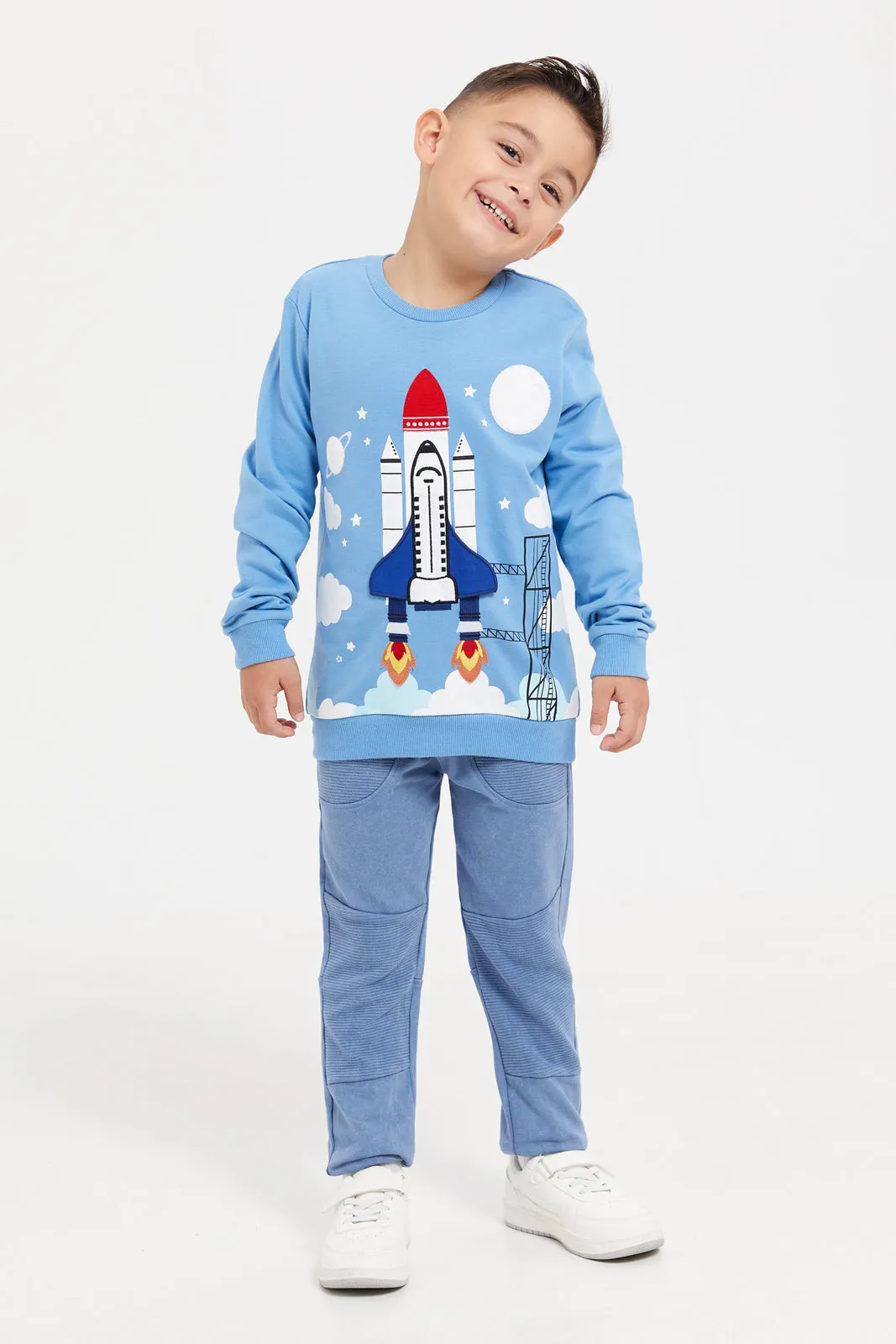Boys Blue Track Pants