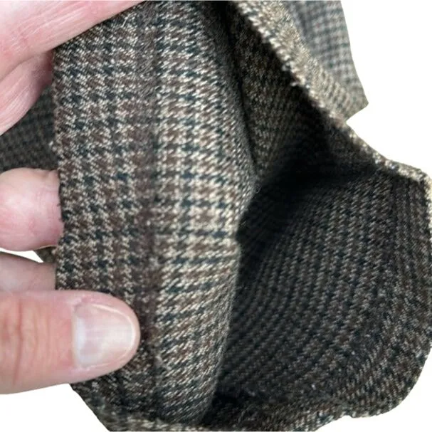 Briggs New York Vintage 80s Plaid High Waist Wool Look Dress Pants - Women's 8