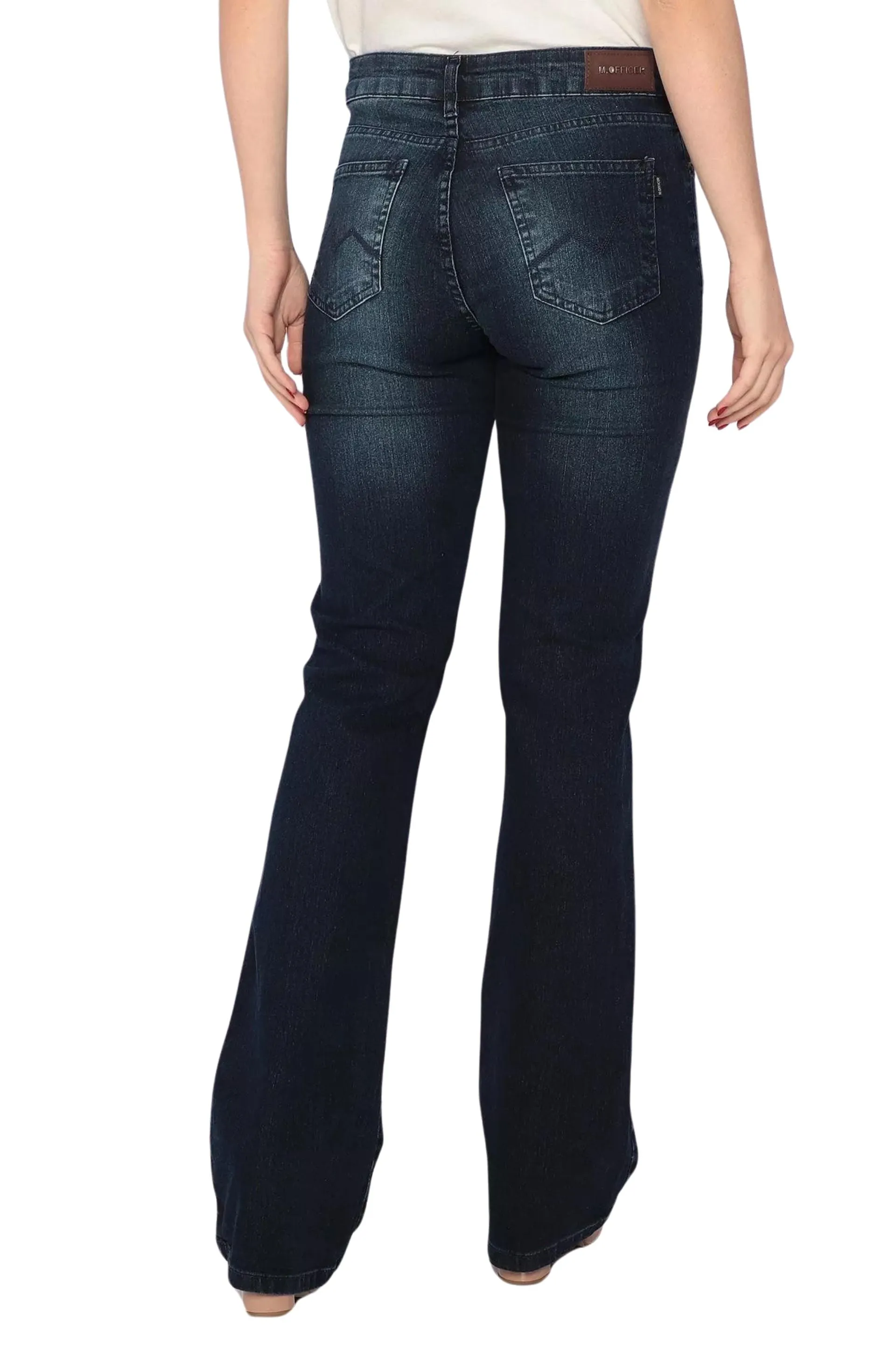 CALÇA JEANS BOOTCUT C3 DARK BLUE