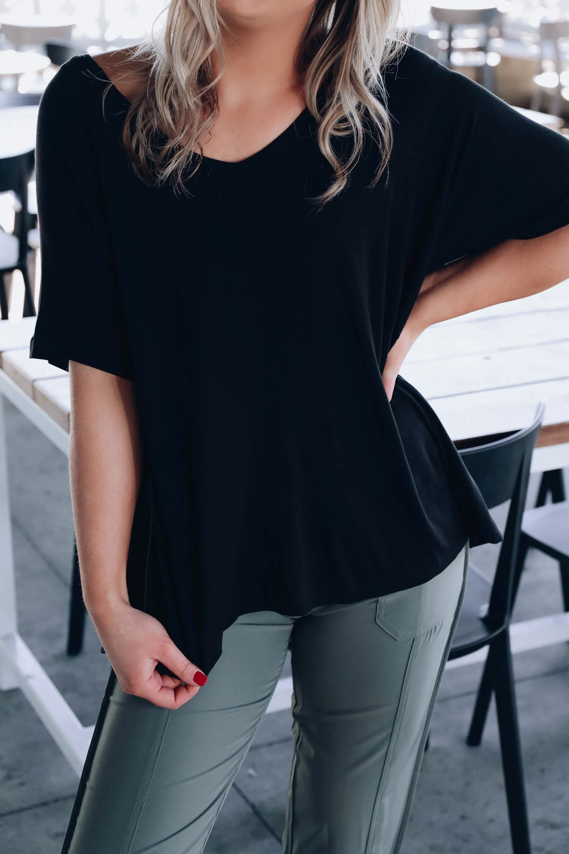 Casual Influence V-Neck Top
