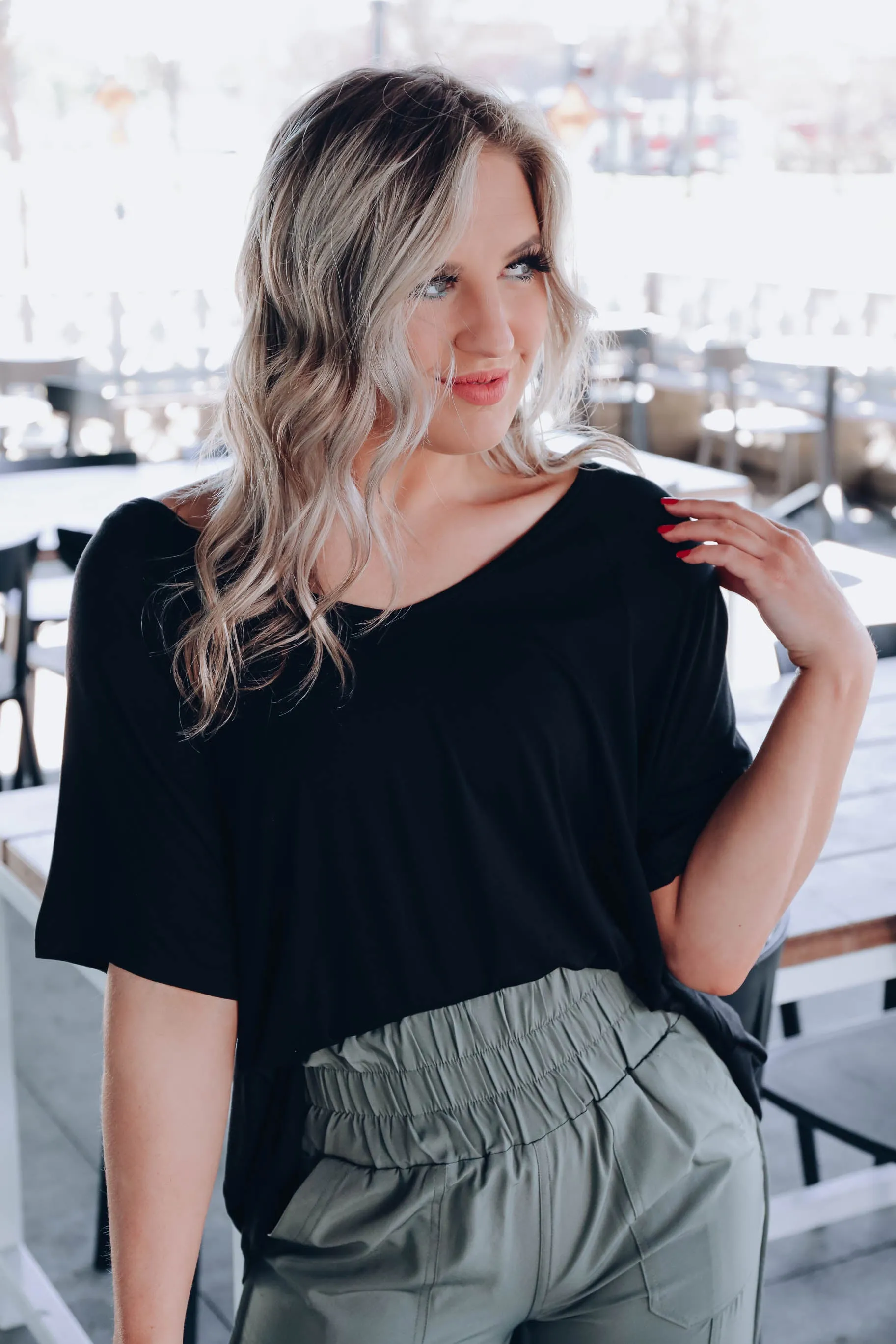 Casual Influence V-Neck Top