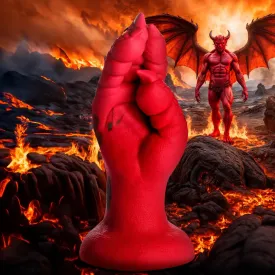 CREATURE COCKS RAPTOR CLAW FISTING SILICONE DILDO RED
