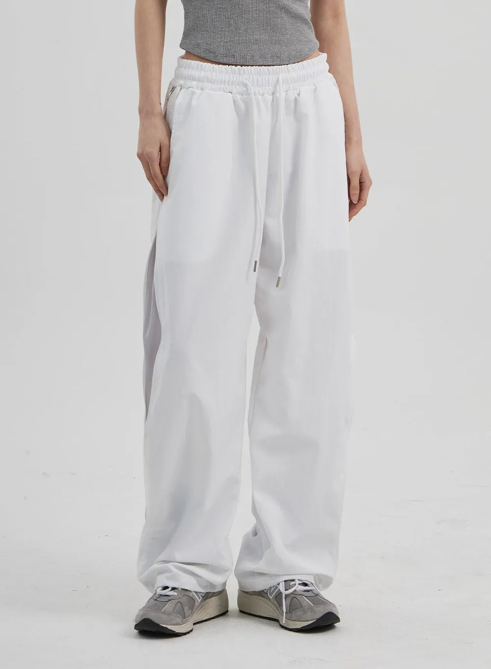 Drawstring Baggy Track Pants CF308