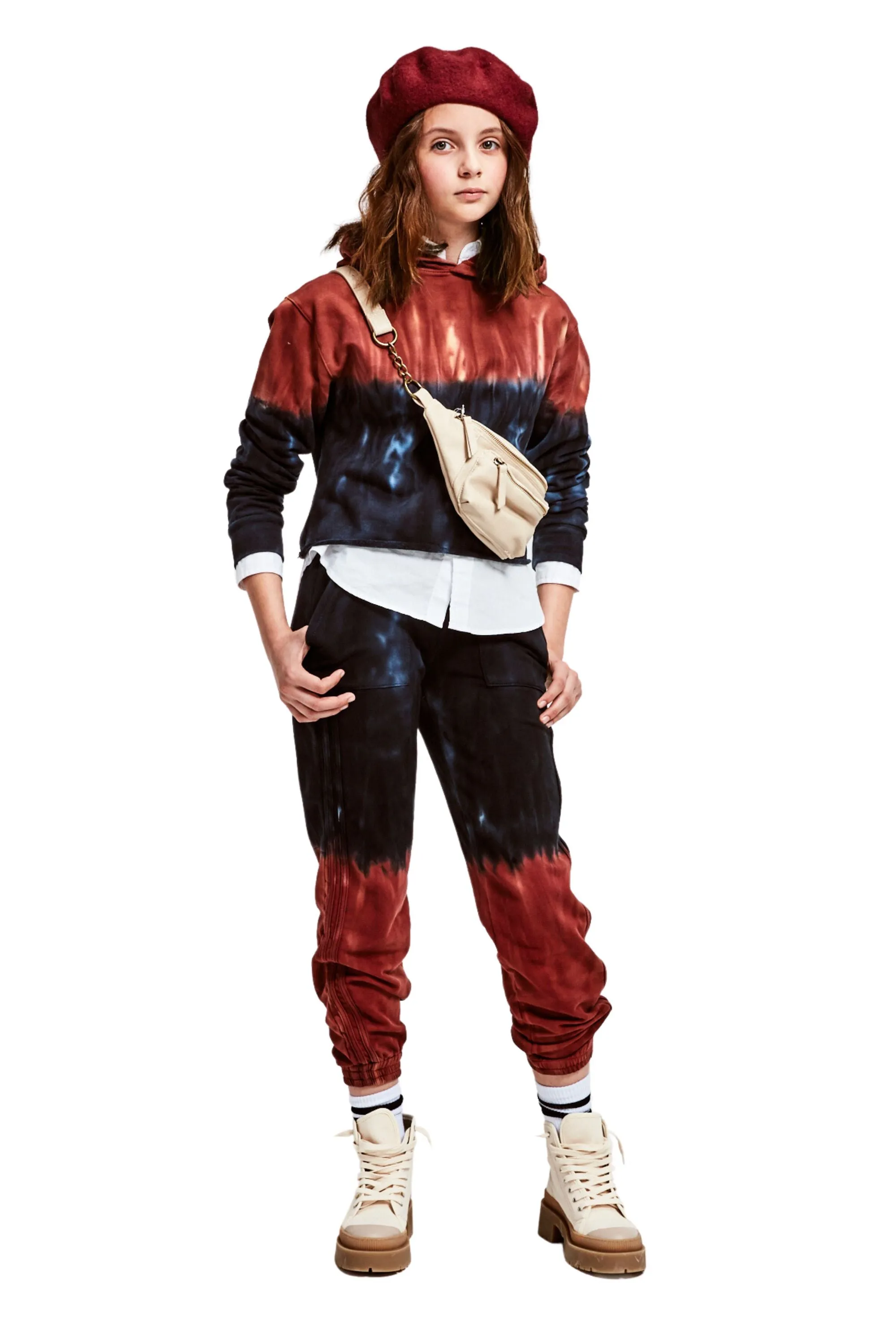 Fiery Tie Dye Jogger