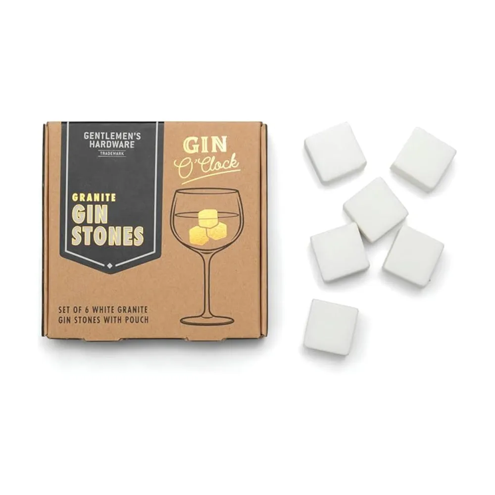 Gentlemen's Hardware Gin Stones White (Set of 6)