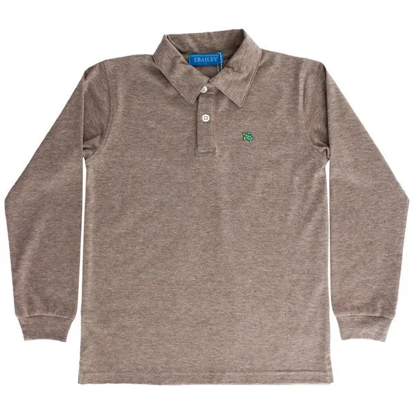 Harry L/S Polo-Bark