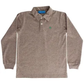 Harry L/S Polo-Bark