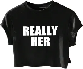 Hilinker Women's Graphic Crop Tops Short Sleeve Shirts Casual Cute Summer Tee