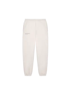 In Conversion Cotton Track Pants—cotton white