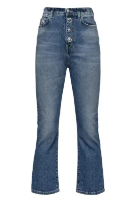 Jeans belen bootcut mix bottoni