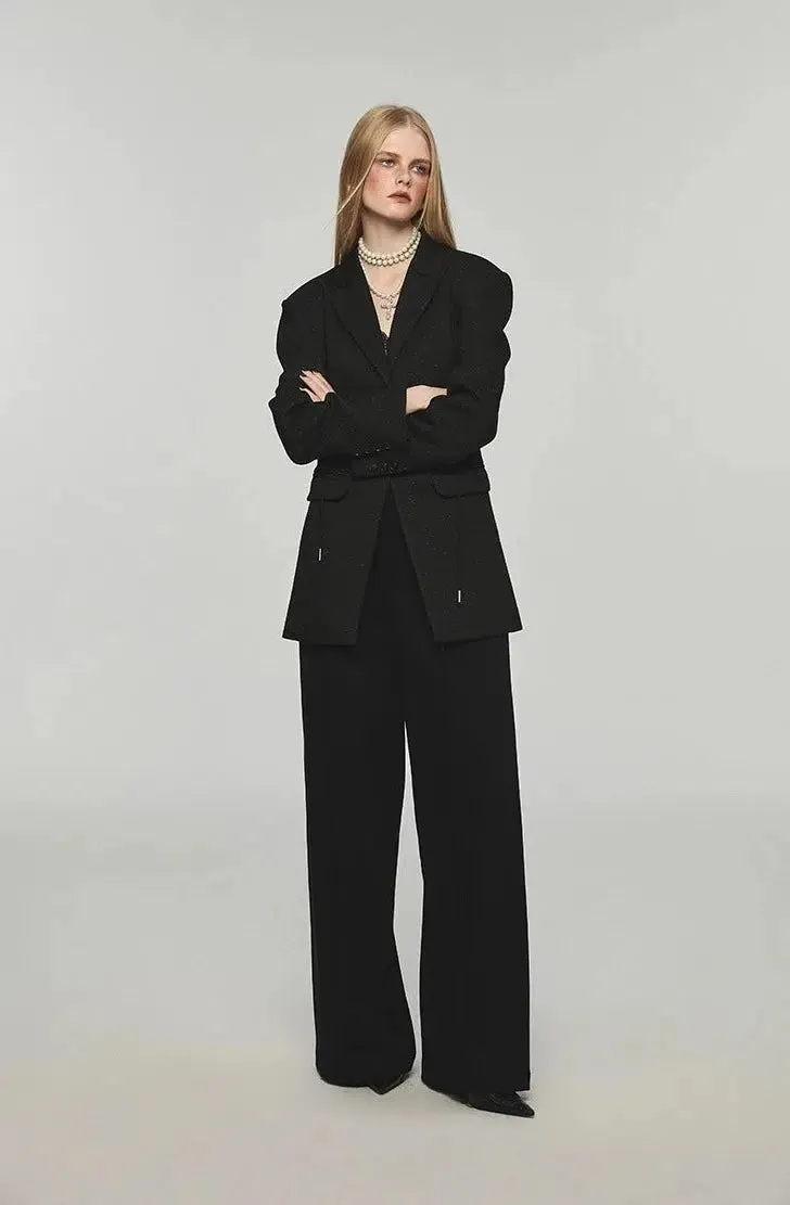 Jinn Classic Drapey Pleated Pants