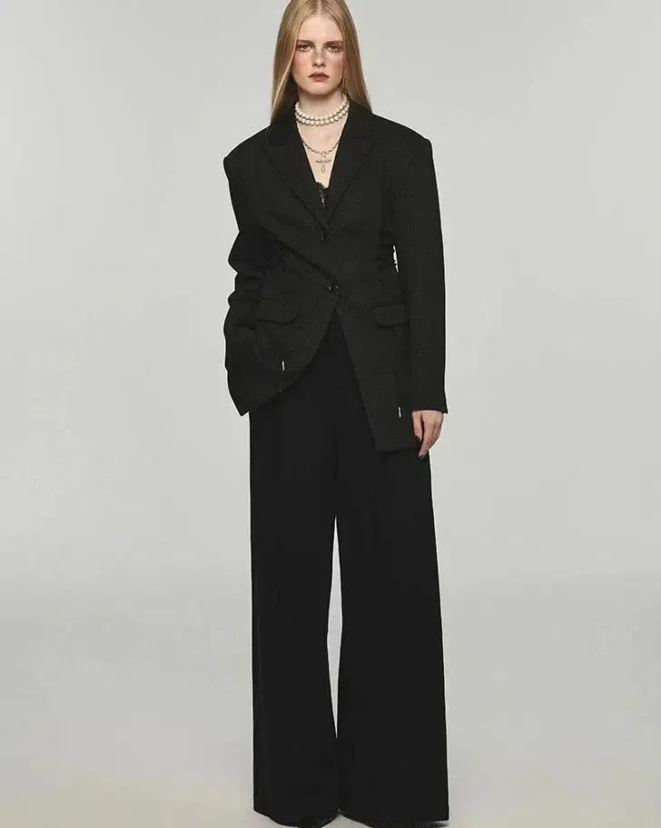 Jinn Classic Drapey Pleated Pants