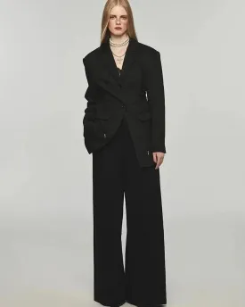 Jinn Classic Drapey Pleated Pants