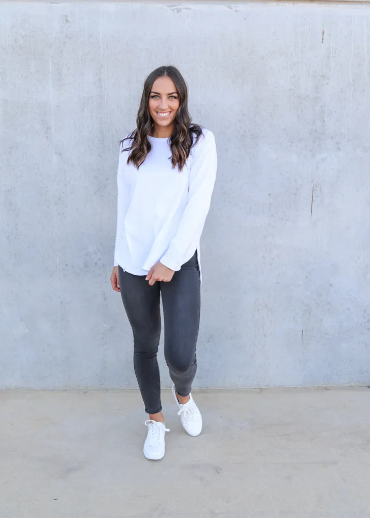 LENNY STRETCH JEANS- Grey