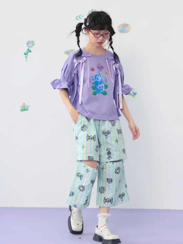 Multi Layered Patchwork Removable Summer Casual Pants【s0000009536】