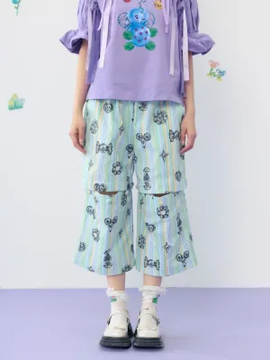 Multi Layered Patchwork Removable Summer Casual Pants【s0000009536】