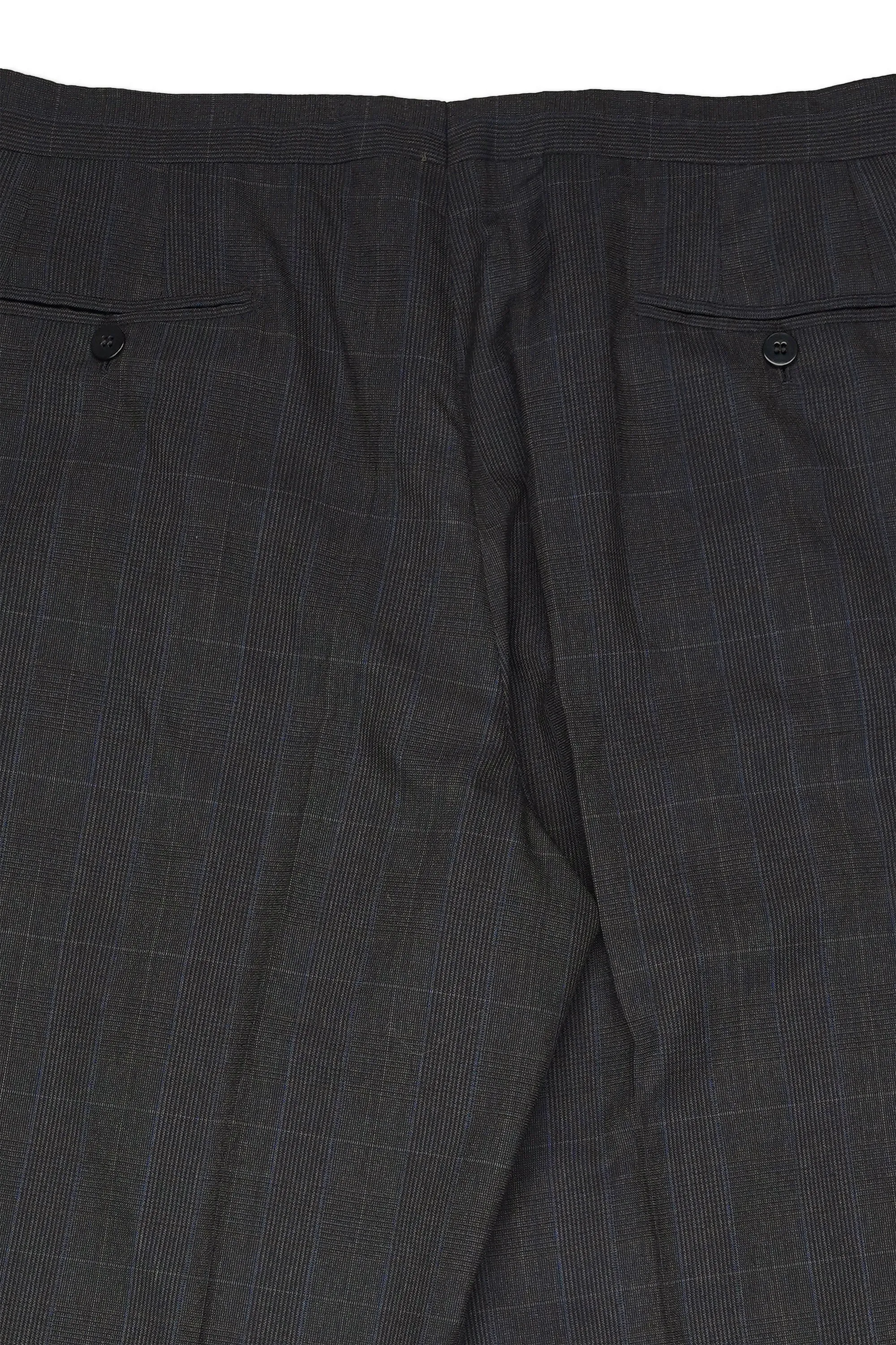 Musella Dembech Grey with Red/Blue Check Wool Three Piece Suit