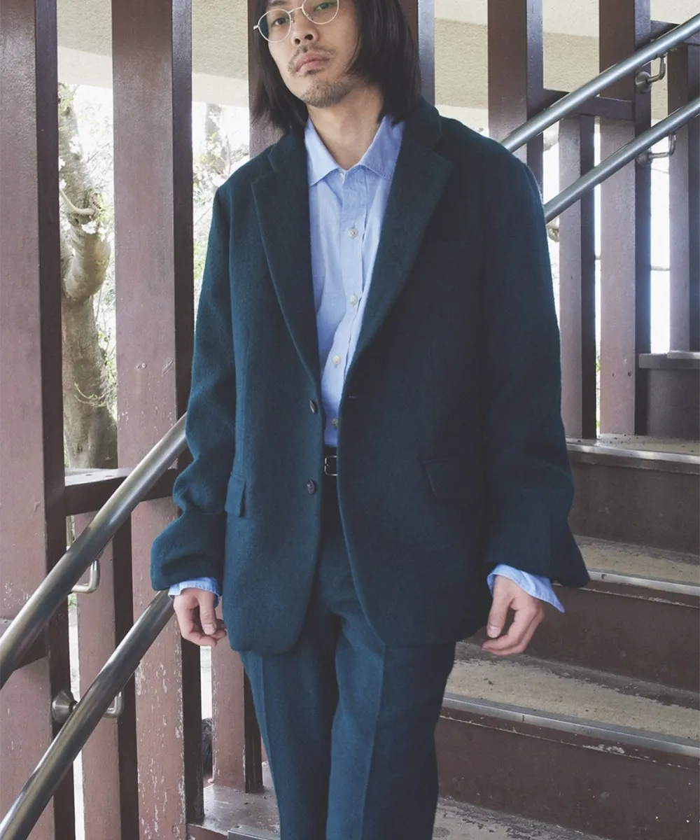 NAM - Trumpet Slacks Wool MID GREEN