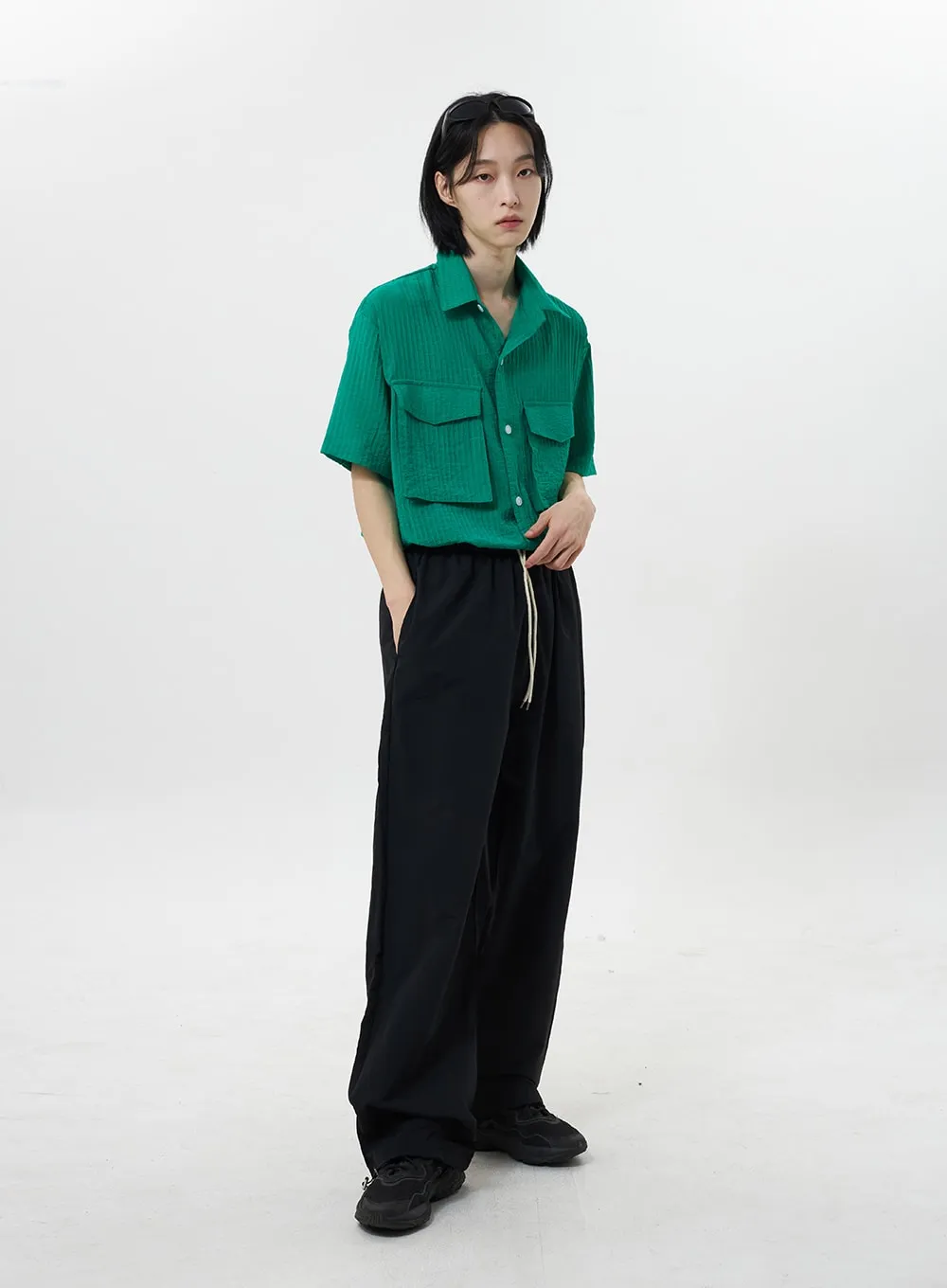 Nylon Track Pants Unisex CY318