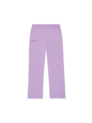 Organic Cotton Loungewear Track Pants—orchid purple