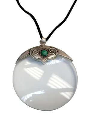 Pendant 4X Magnifier with Stone