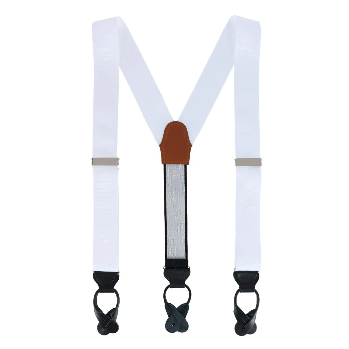 Phoenix 38mm Grosgrain Non Stretch Ribbon Button End Braces