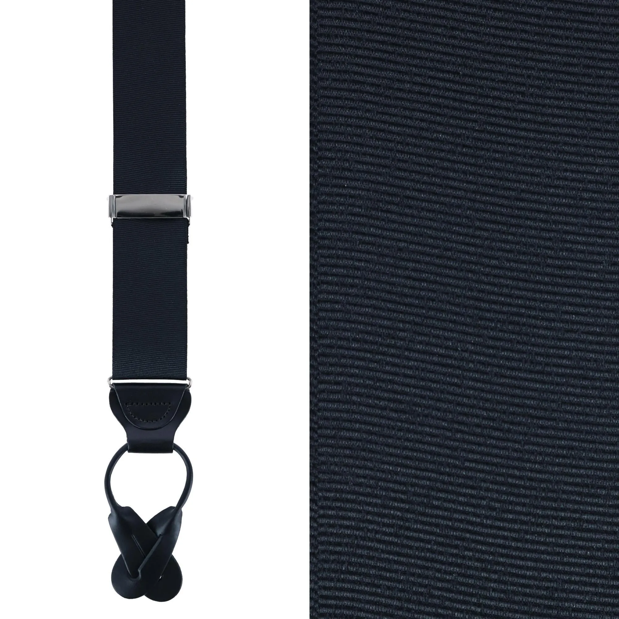 Phoenix 38mm Grosgrain Non Stretch Ribbon Button End Braces