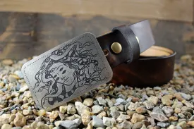 "The Birth of Medusa" Belt Buckle - by Madeline Brown