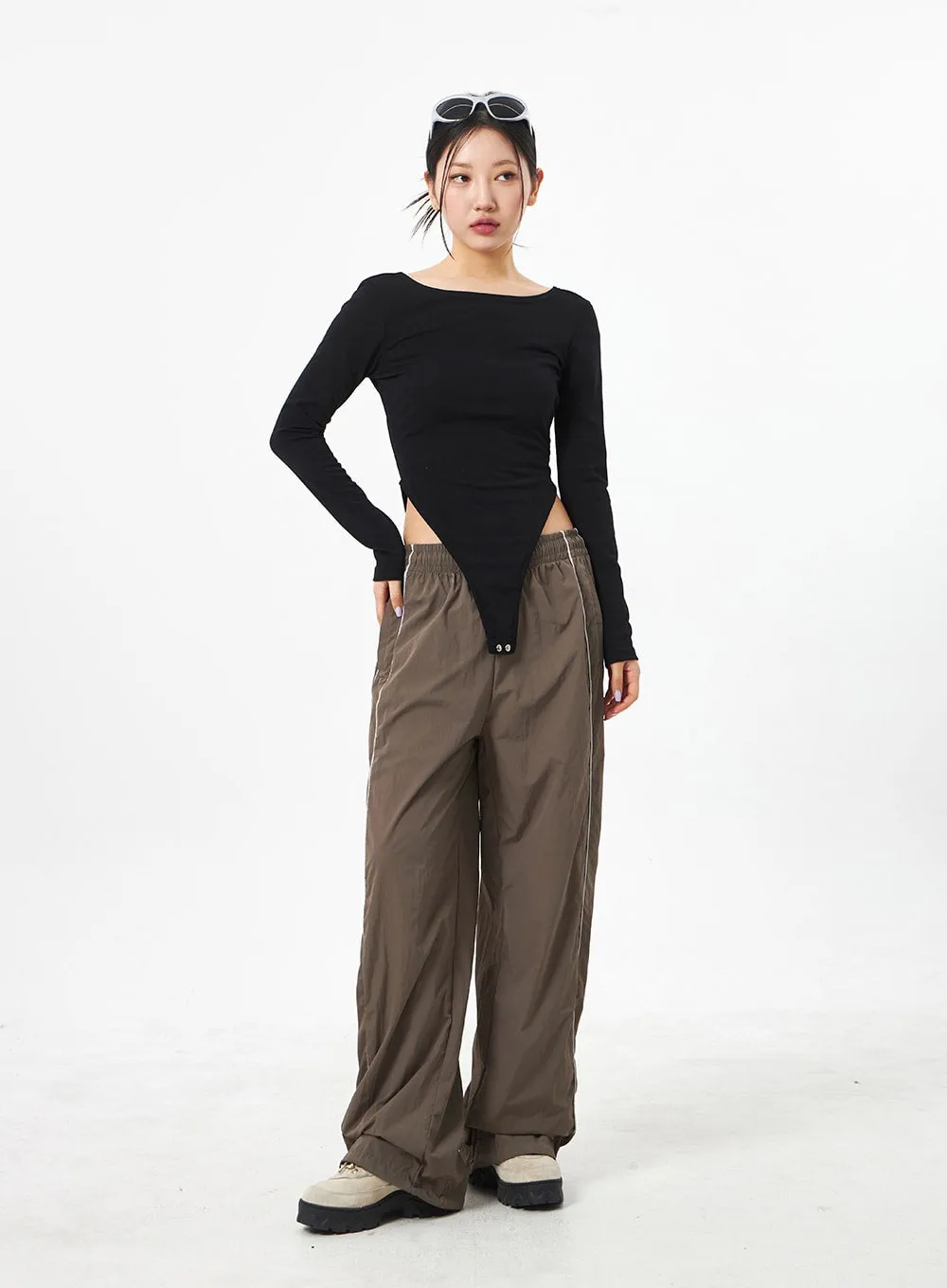 Side Stripe Track Pants CA307