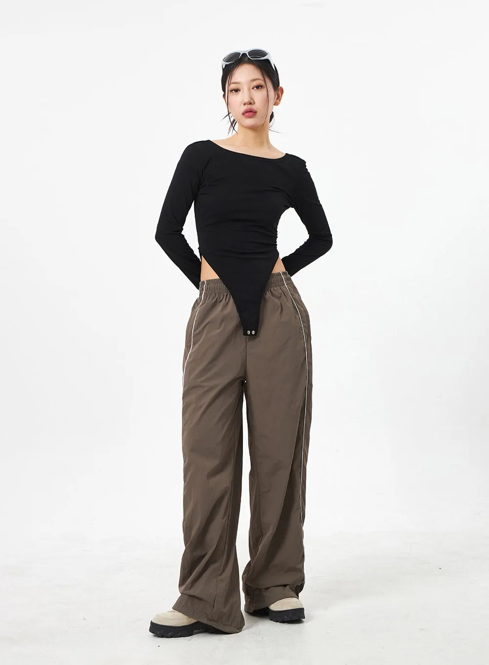 Side Stripe Track Pants CA307