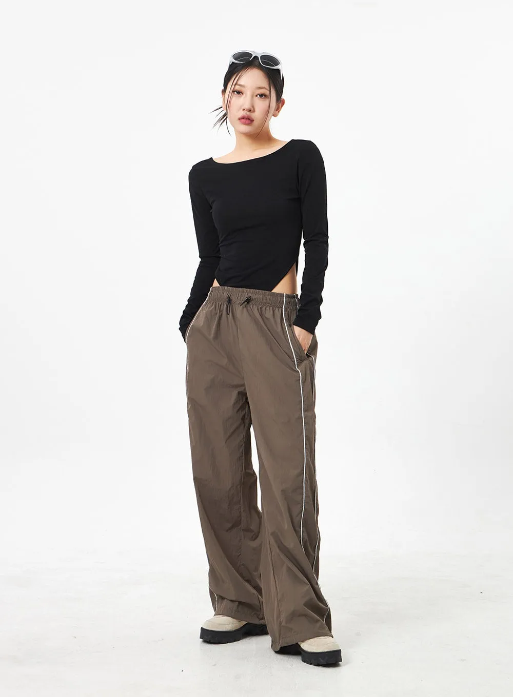 Side Stripe Track Pants CA307