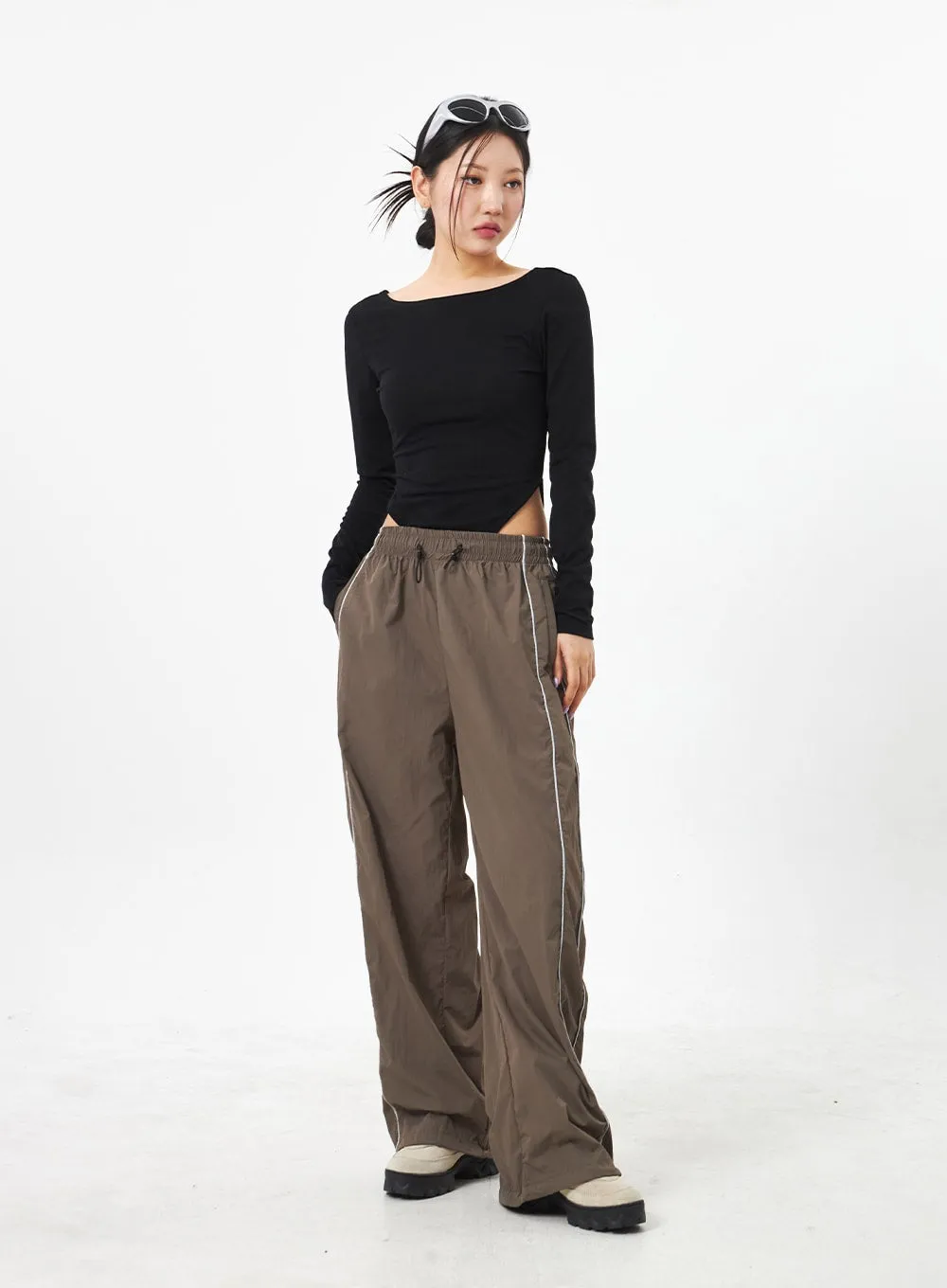 Side Stripe Track Pants CA307