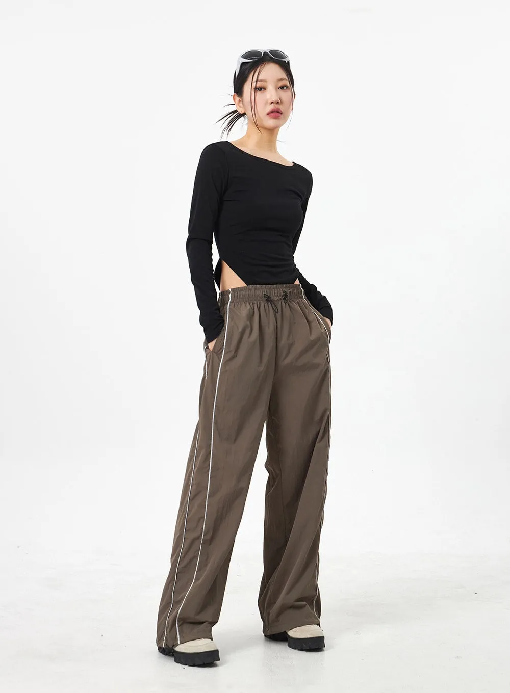Side Stripe Track Pants CA307