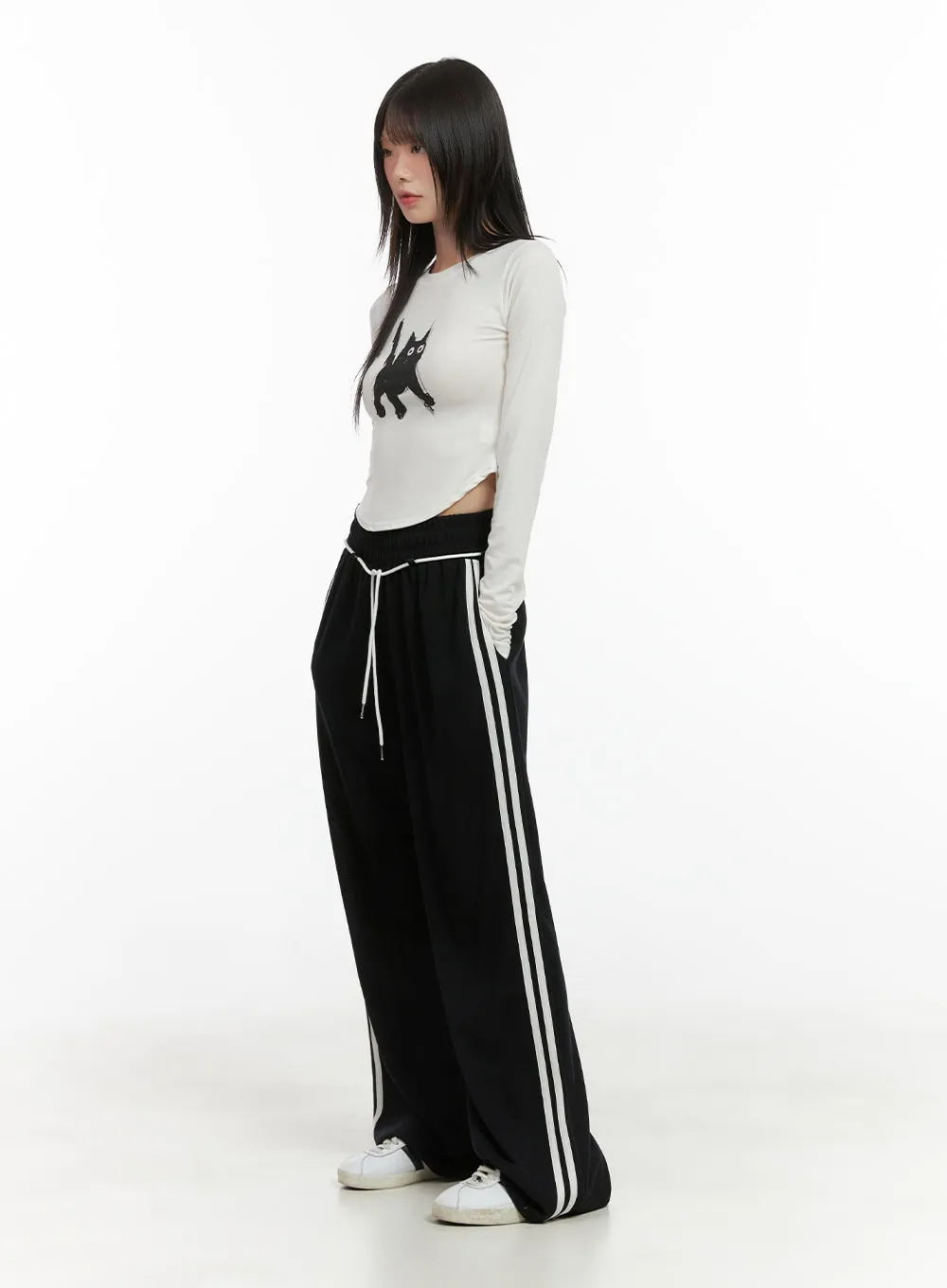 String Banded Track Pants CG426