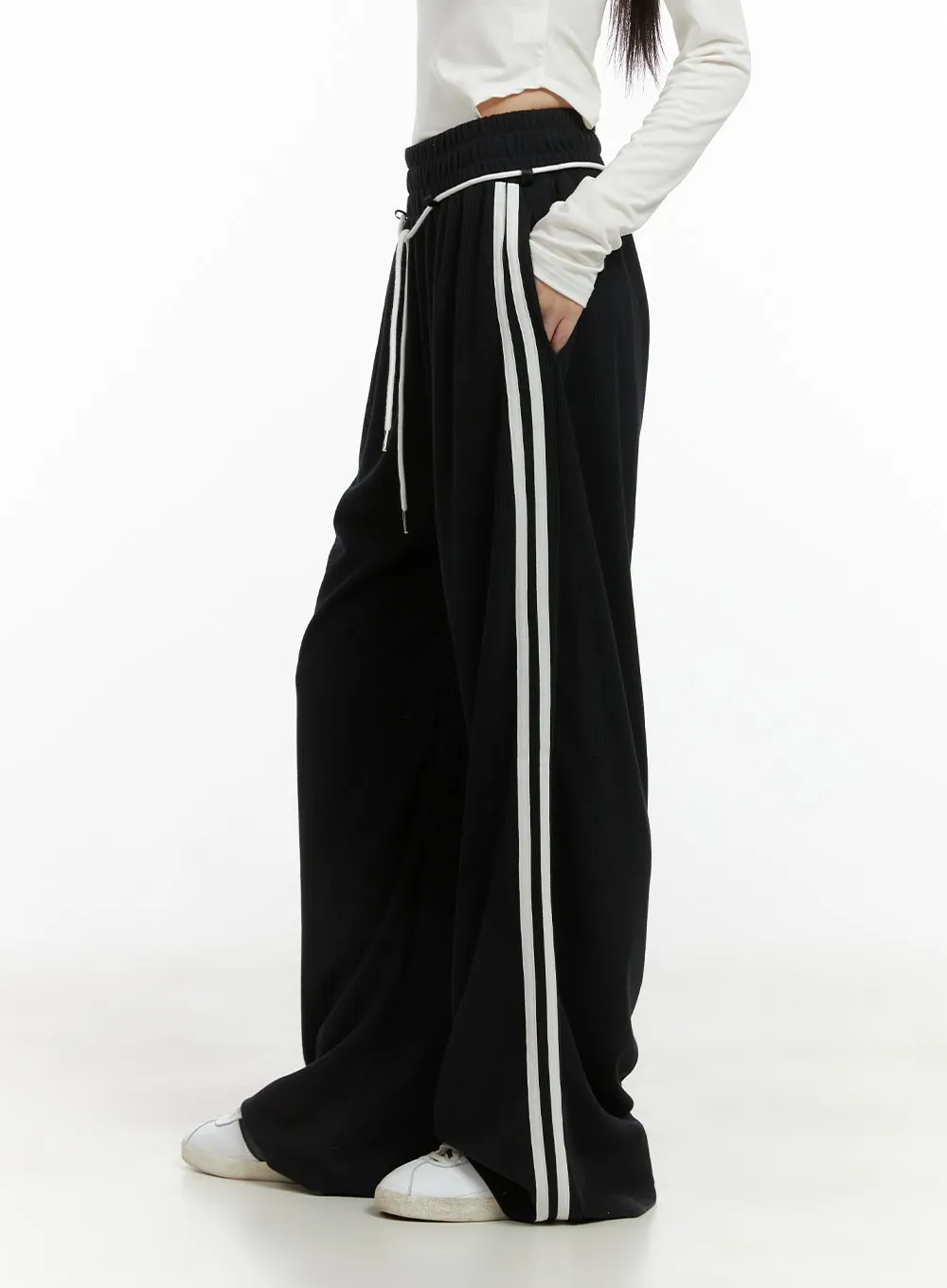 String Banded Track Pants CG426