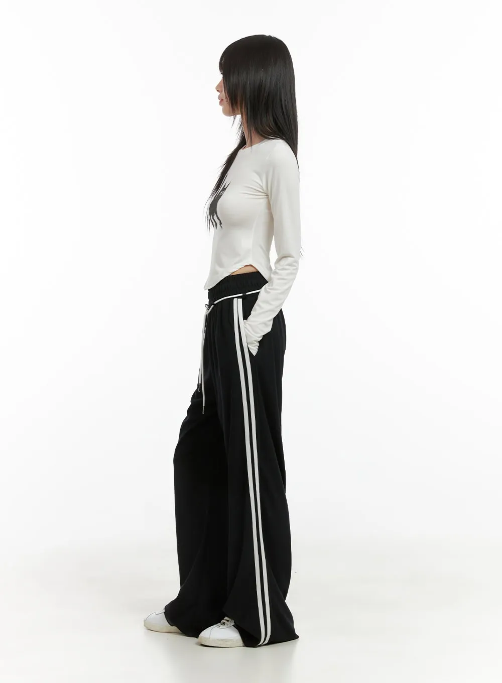 String Banded Track Pants CG426