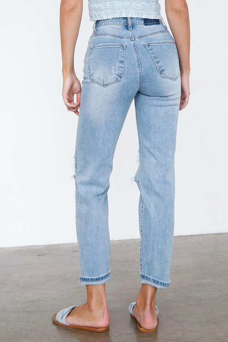 Top Choice High Waist Premium Mom Jeans