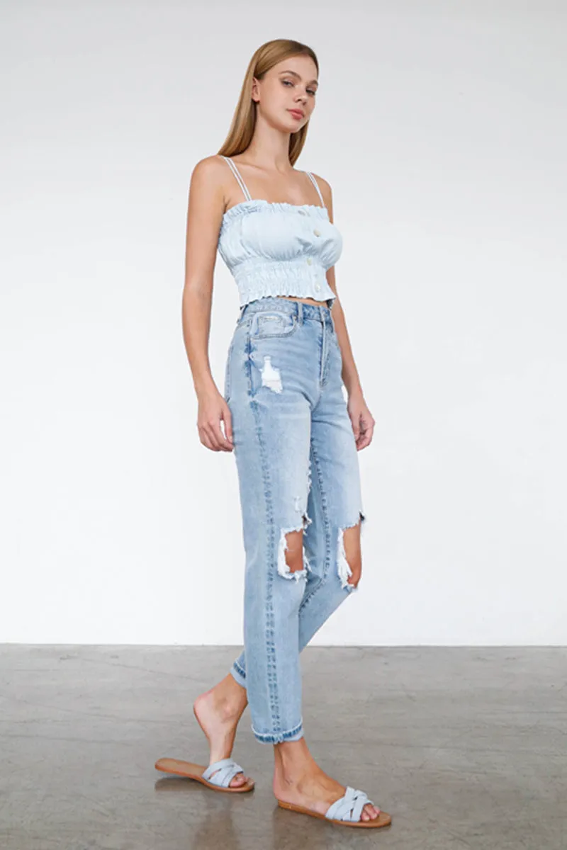 Top Choice High Waist Premium Mom Jeans