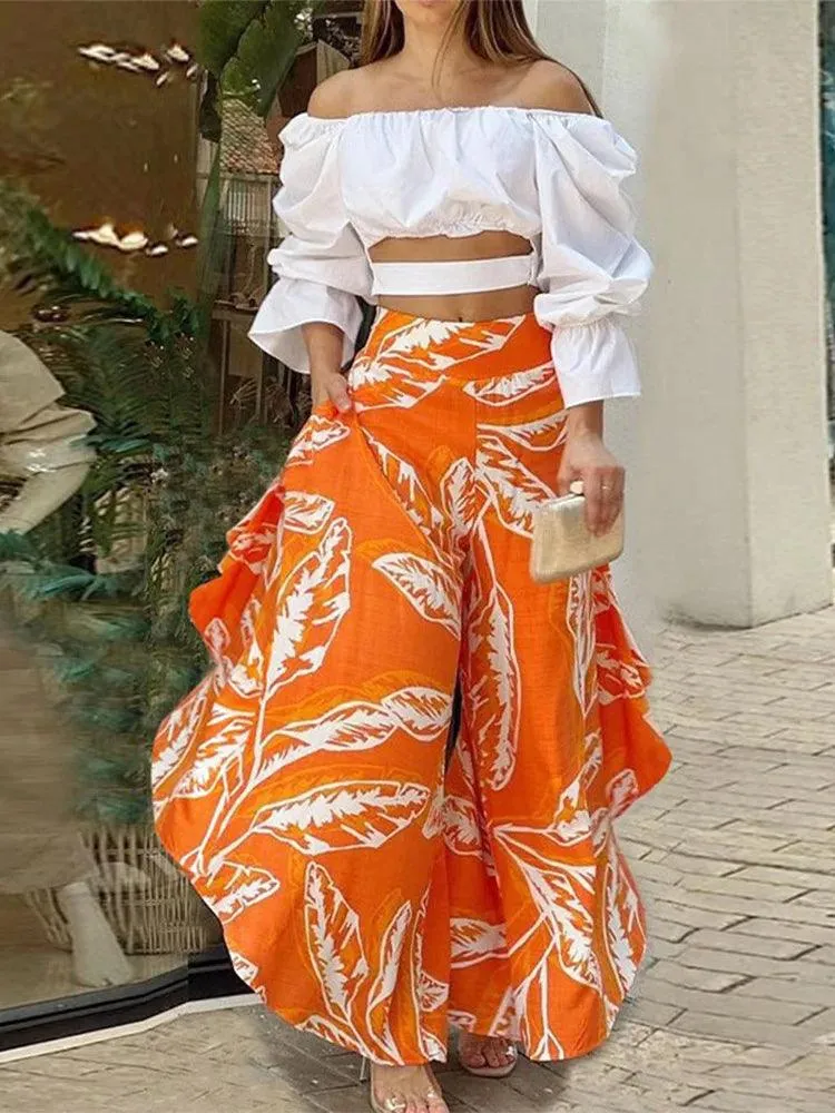 Two Piece Caribbean Pants Set