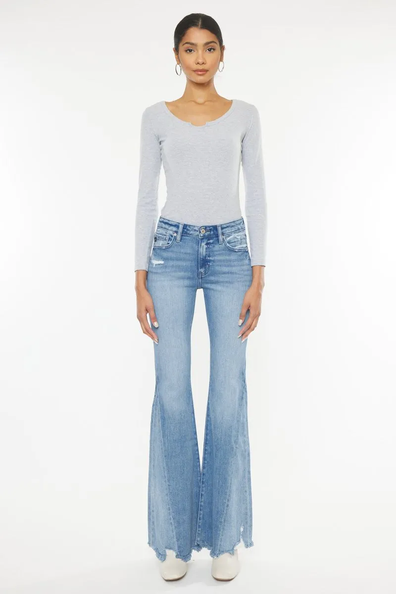 Women's Kancan Mid Rise Flare Jean