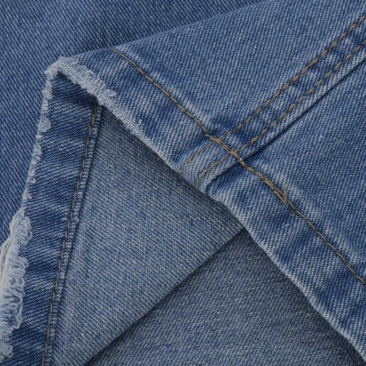 Women's Straight Leg Jeans Button Down Low Rise Ripped Jeans Plus Size Boyfriend Distressed Denim Pants with Pocket